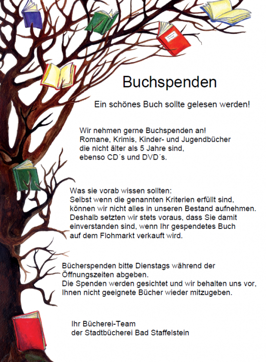 Buchspenden